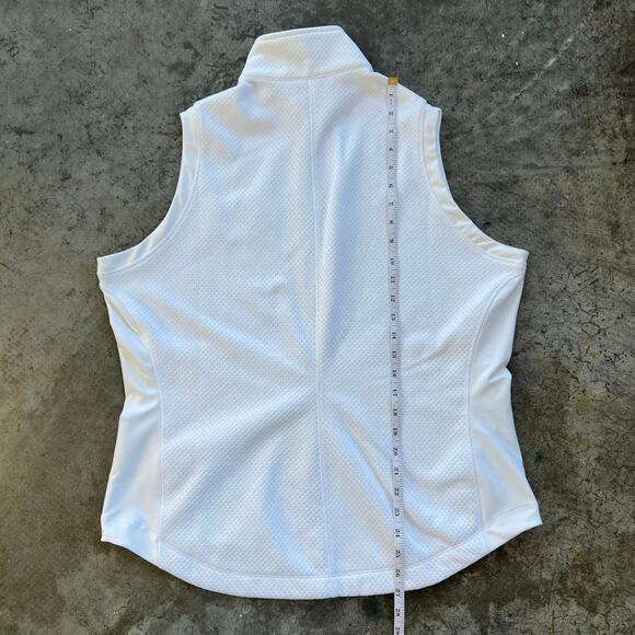 NIKE GOLF Therma-FIT Vest Womens XL White Southern Hills CC Logo NWT Full Zip - Picture 9 of 9